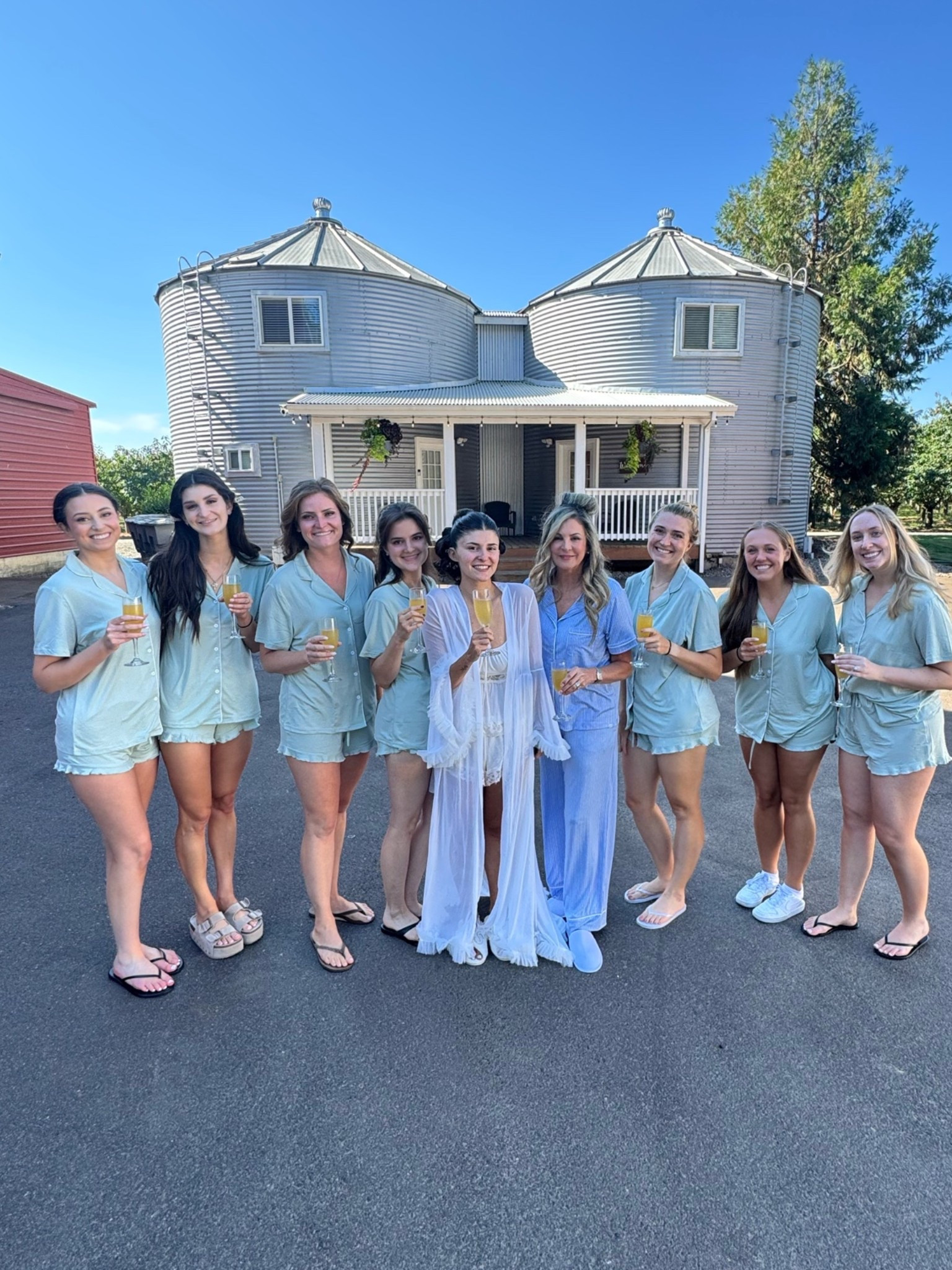 Wedding morning getting ready toast. Super soft pajamas for bridesmaids and MOB. Bride combined VS with AMZ for her morning look.

#LTKdayinmylife #LTKmomlife #LTKWedding