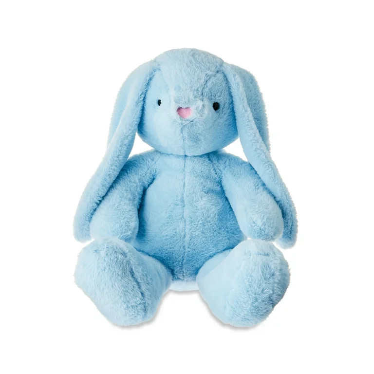 Easter Large Soft Blue Bunny Plush, 25 in, by Way To Celebrate | Walmart (US)