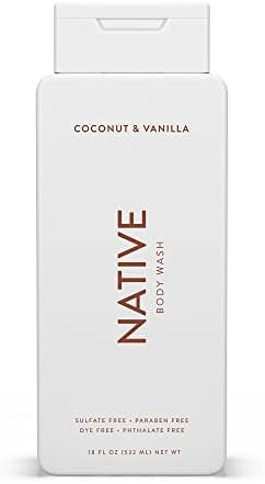 Native Body Wash Coconut & Vanilla -- 18 fl oz, Pack of 2 | Amazon (US)