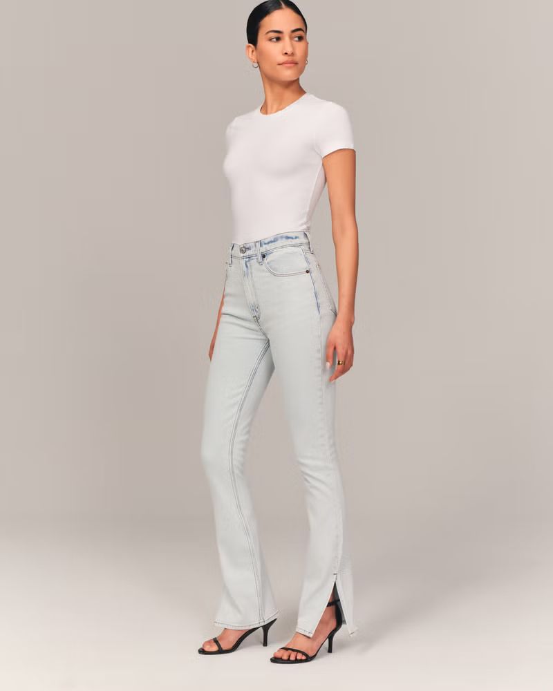 Ultra High Rise 90s Slim Straight Jean | Abercrombie & Fitch (US)