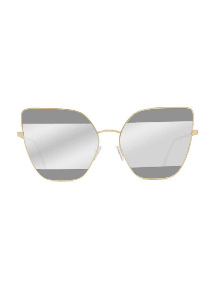 61MM Cat Eye Metal Sunglasses | Saks Fifth Avenue