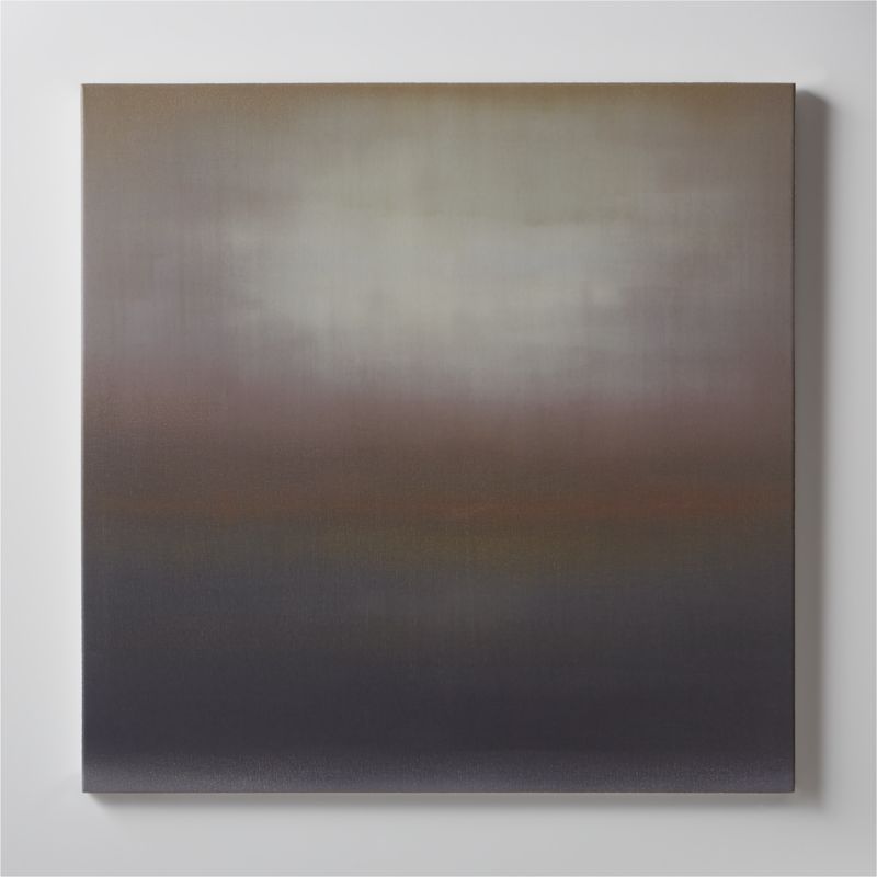 'Sacred Imprint' Canvas Painting by Mark Russell Jones 36''x36'' | CB2 | CB2