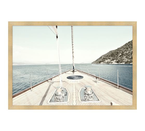 Sailing South Framed Print | Pottery Barn (US)