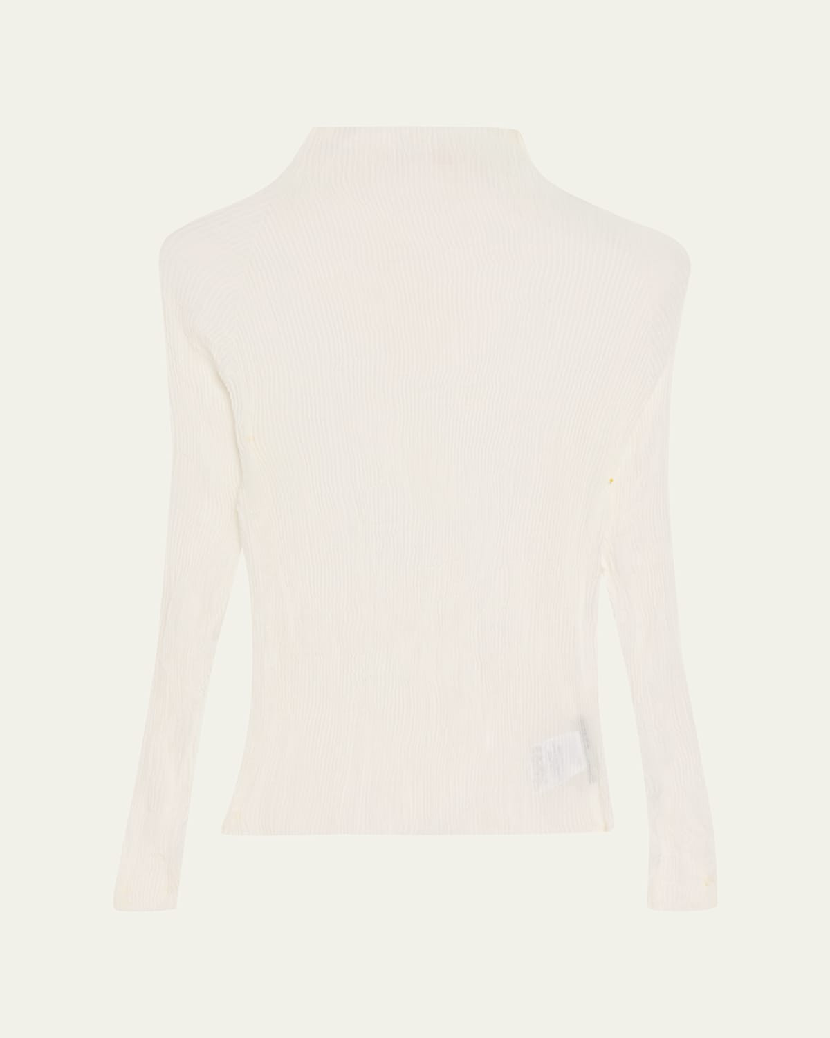 Chiffon Twist Long-Sleeve Top | Bergdorf Goodman