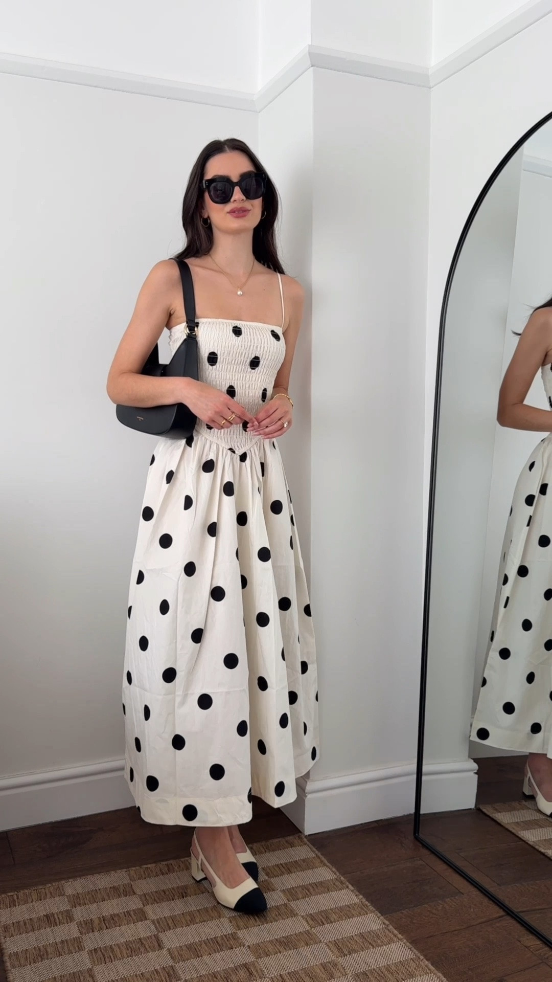Heatwave outfit idea - polka dot midi dress - summer in the city style

#LTKsummer #LTKuk