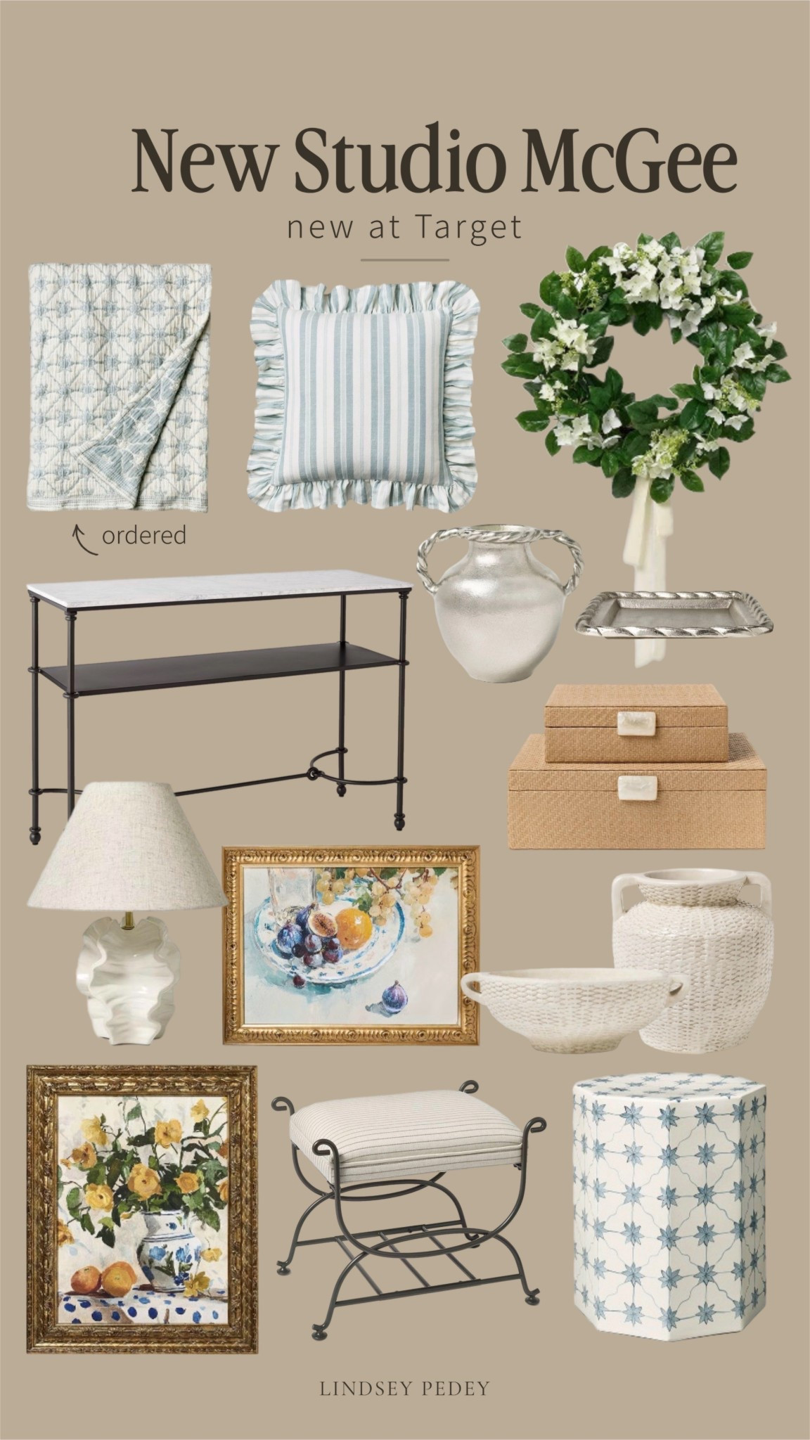 New studio McGeehee spring collection launched at target! I’m loving the coastal vibes and color palette for spring. 

Home decor, coffee, table, decor, shelf, decor, console, table, and treat decor, wreath, pillow, throw, blanket, lamp, wall, art, decor, box, bowl, side, table, accent table, ottoman, stool

#LTKFindsUnder100 #LTKSeasonal #LTKHome