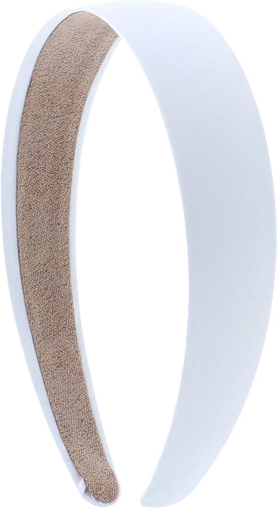 1 Satin Headband - White | Amazon (US)