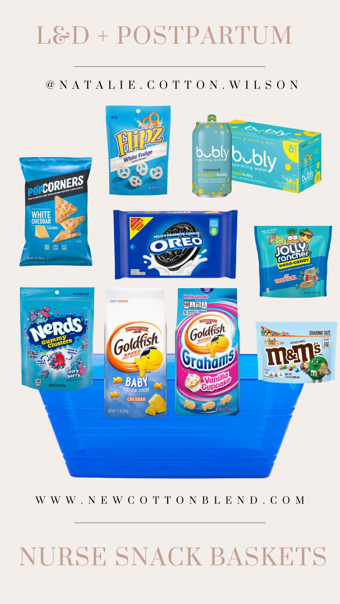 Nurse Baskets for L&D and Postpartum. Gratitude Gifts for Nurses. 
Details in blog post on www.newcottonblend.com 

#LTKunder50 #LTKbump #LTKbaby