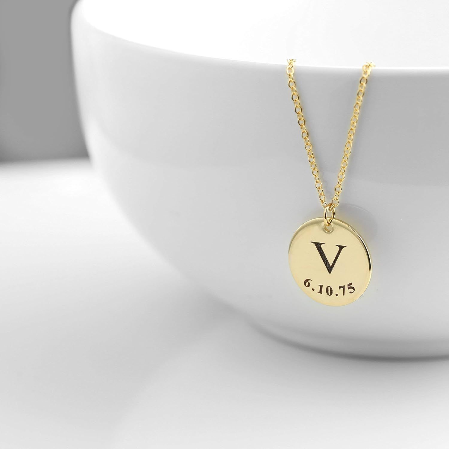 Personalized Gift for Mom Friends Delicate Initial Necklace for Women Family Name Graduation Gift... | Amazon (US)