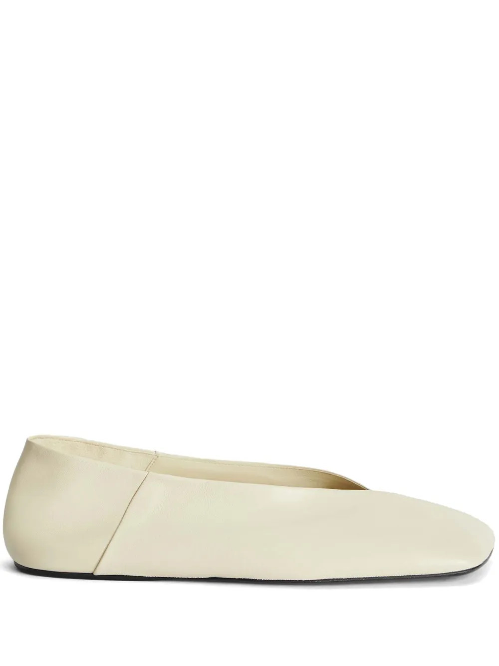 leather ballerina shoes | Farfetch Global