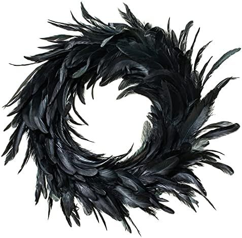 18 inch Black Feather-Noble and Mysterious-The Best Choice for Creating Atmosphere-Suitable for Chri | Amazon (US)