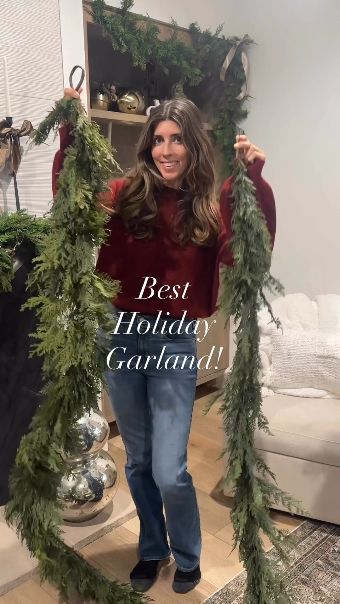 The best realistic holiday garland. Cypress cedar mixed Christmas garland

#LTKHome #LTKSeasonal #LTKHoliday