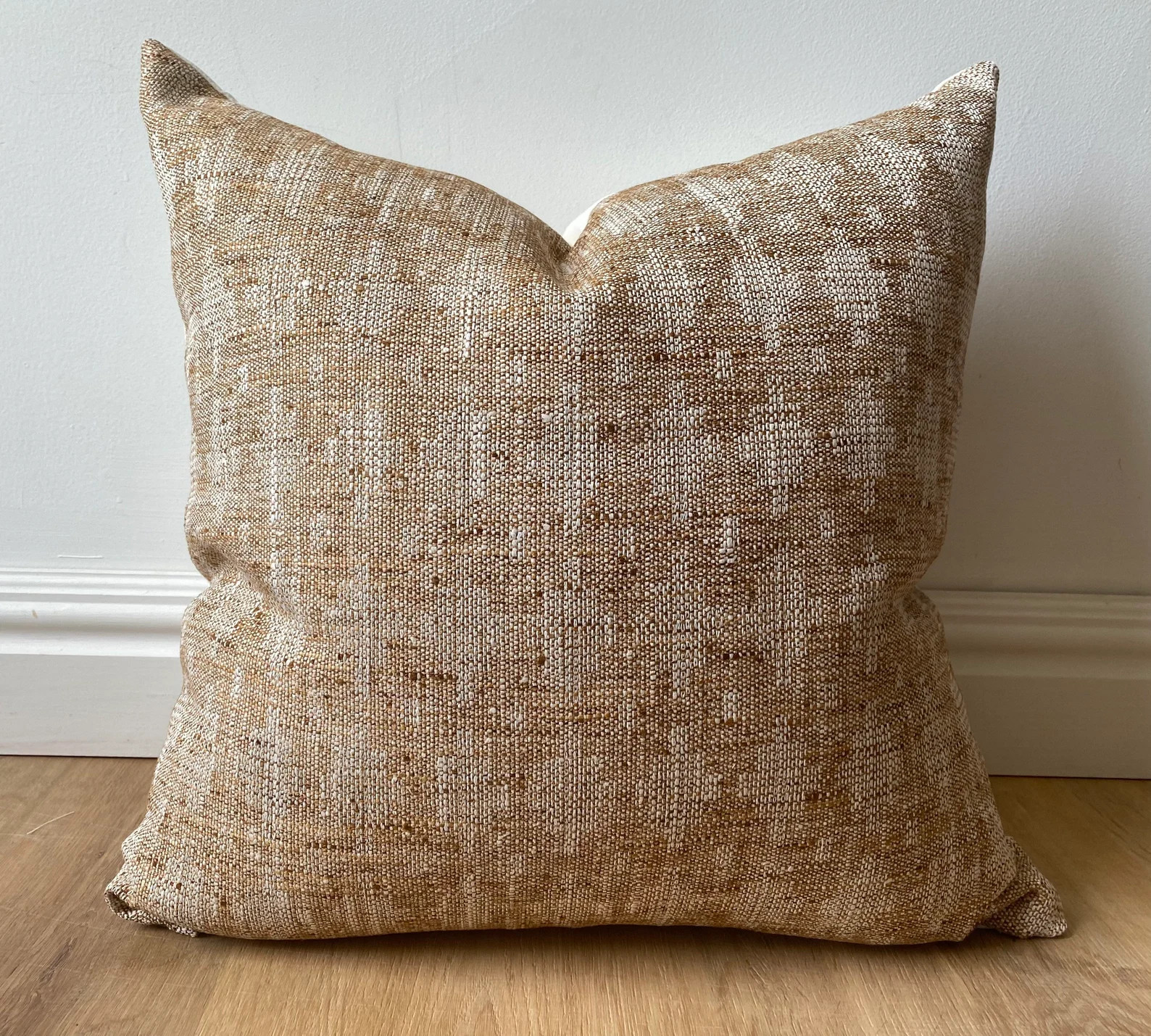 High End Boho Woven Pillow Cover Cognac Ikat Rust Clay Beige Textured Pillow Cover Euro Sham Nurs... | Etsy (US)