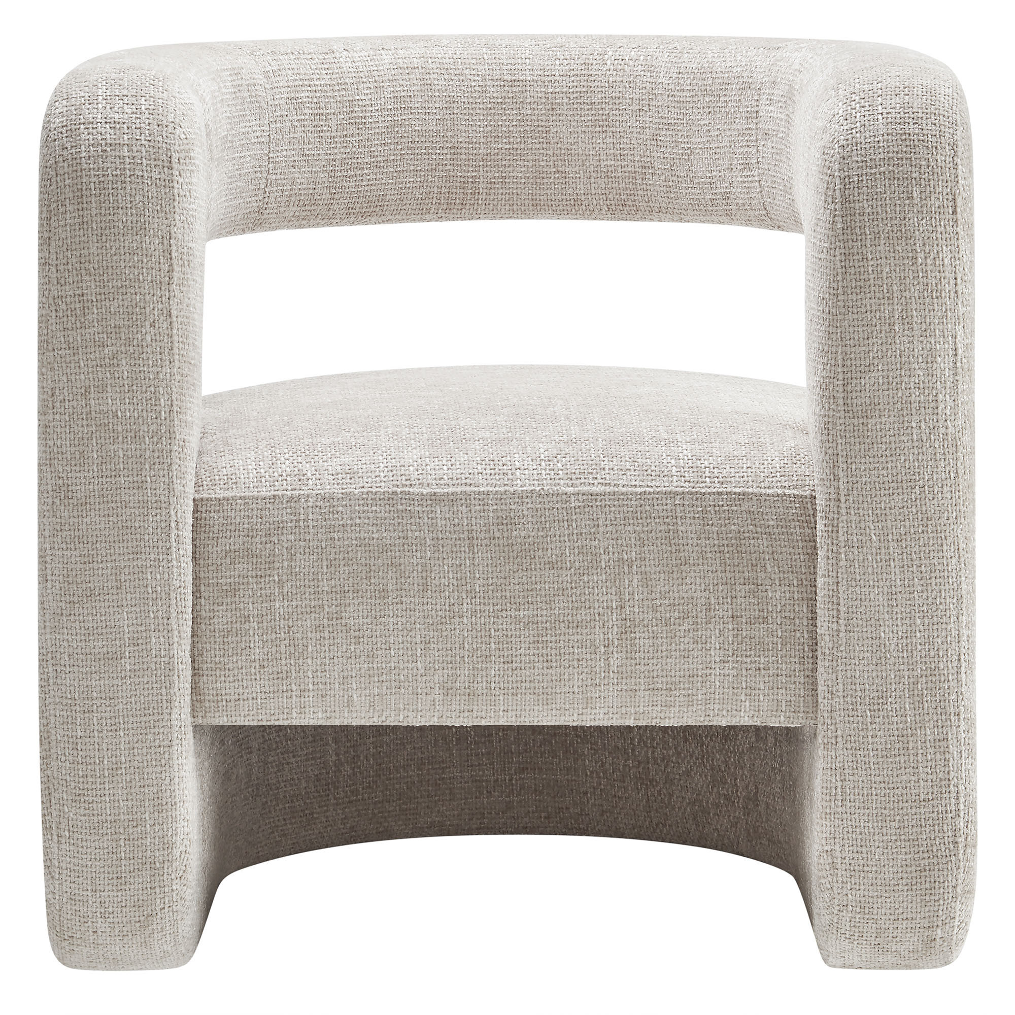 Jaylin Upholstered Chenille Accent Chair In Dove Gray | 1stopbedrooms