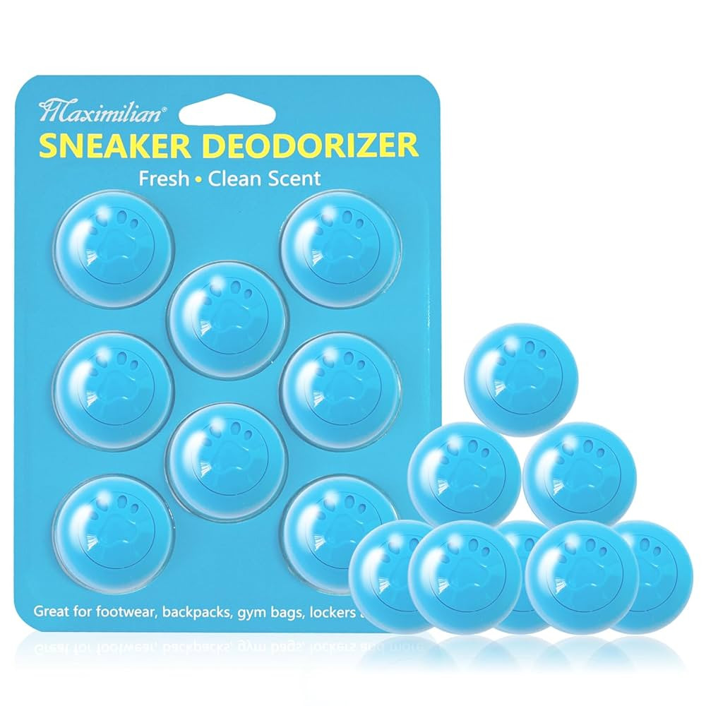 MAXIMILIAN Shoe Deodorizer Balls 8pcs Professional Shoe Fresheners Balls Foot Odor Eliminator Odo... | Amazon (US)