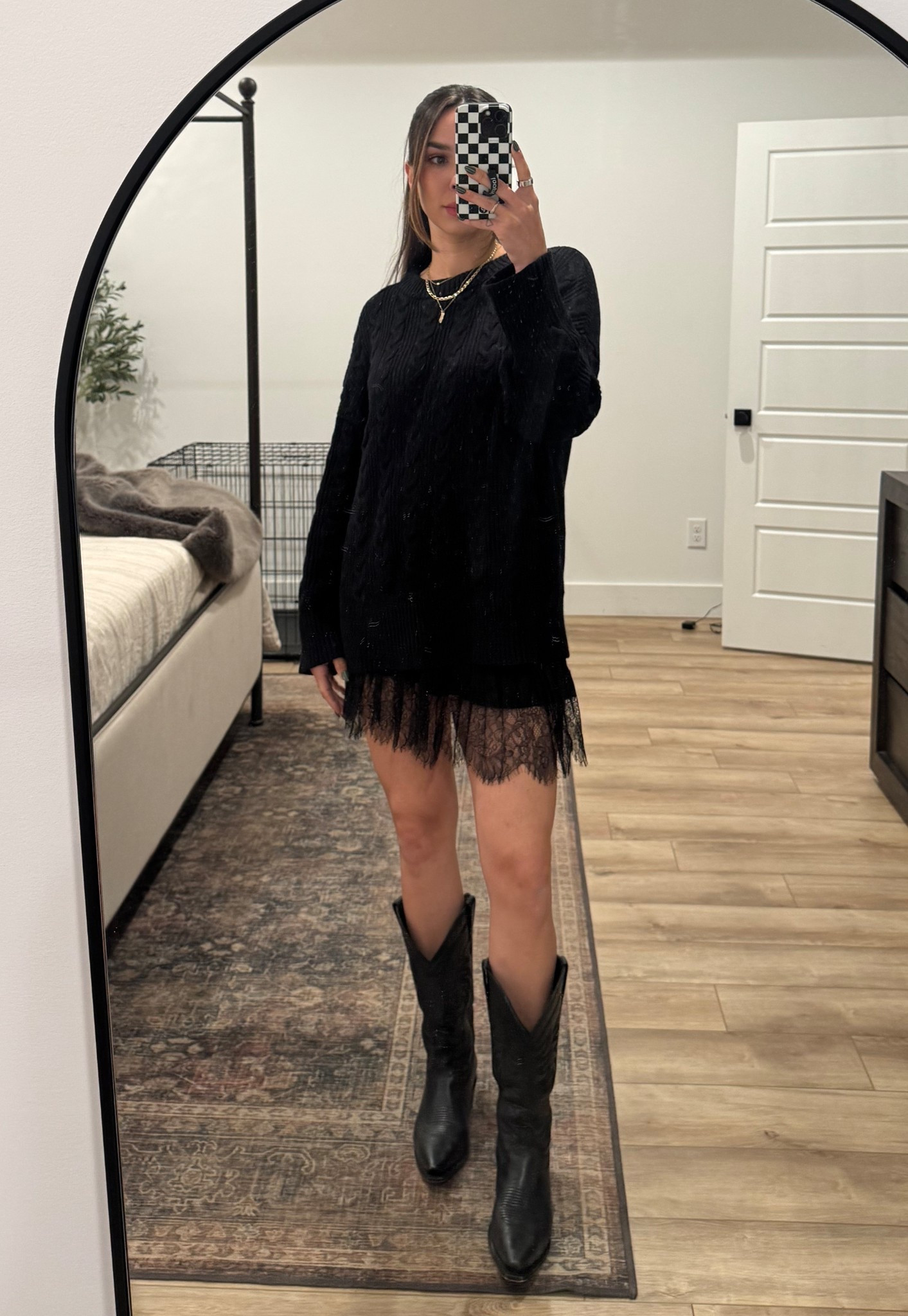 Winter outfit
Skirt under sweater 
Tecovas
The Annie boot 

#LTKFindsUnder50 #LTKSeasonal #LTKootd