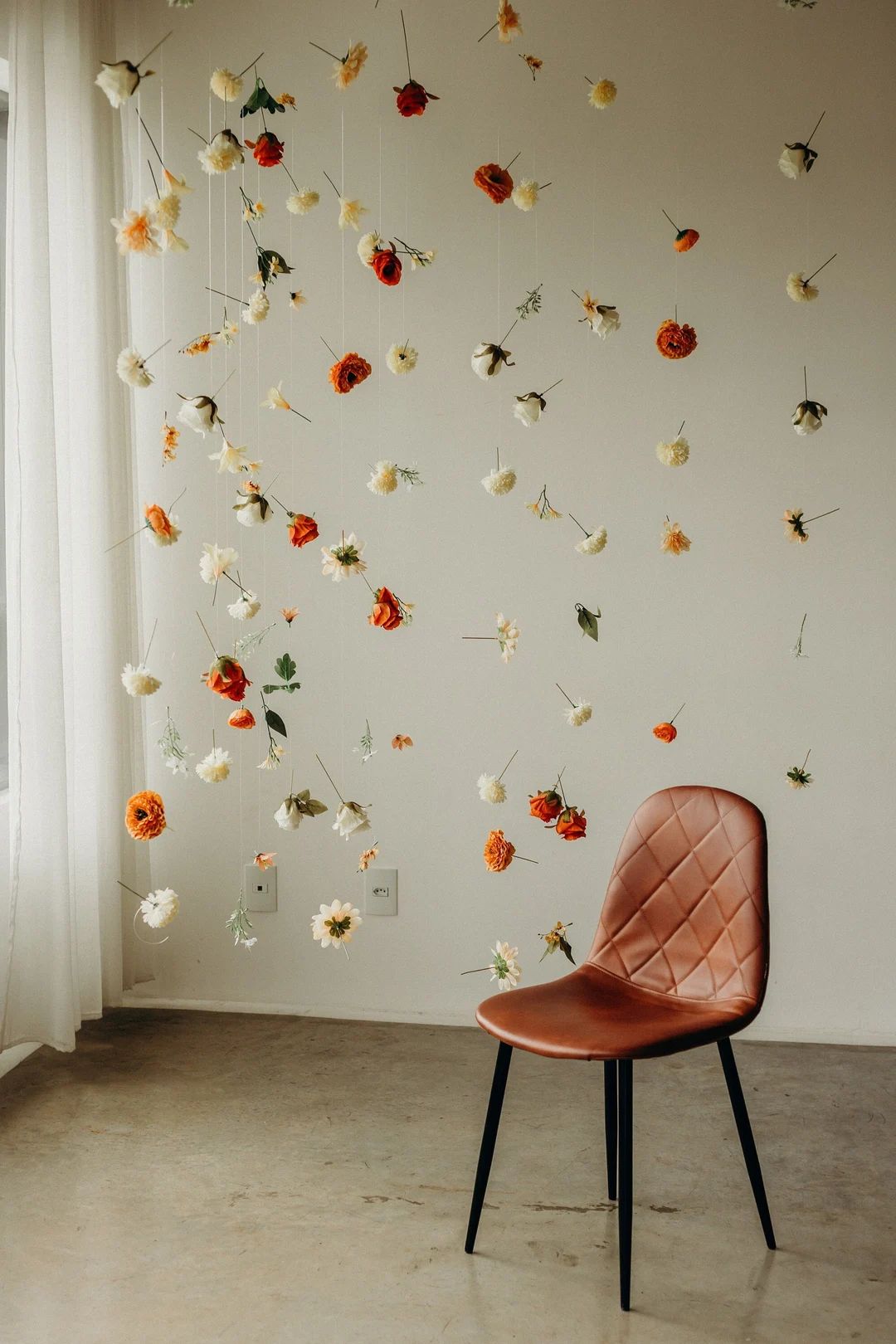 Hanging Flower Garland, Custom Hanging Flowers Kit, DIY Ceiling Flower Set, Floating Flower Wall ... | Etsy (US)
