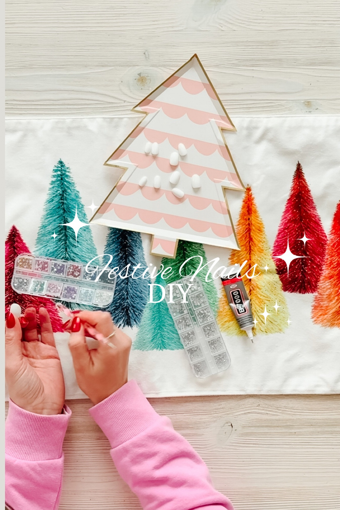 Here’s how to make festive press on nails 

#LTKpartywear #LTKbeauty