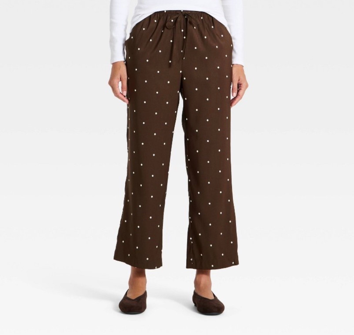 Donni taffeta pant dupe polka dots for fall!

#LTKgrwm #LTKdayinmylife #LTKootd