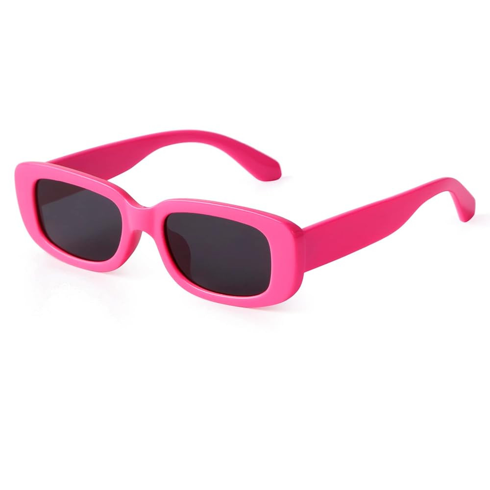 ADE WU Rectangle Sunglasses for Women Men Retro 90s Trendy Narrow Rectangular Sun Glasses Fashion... | Amazon (US)