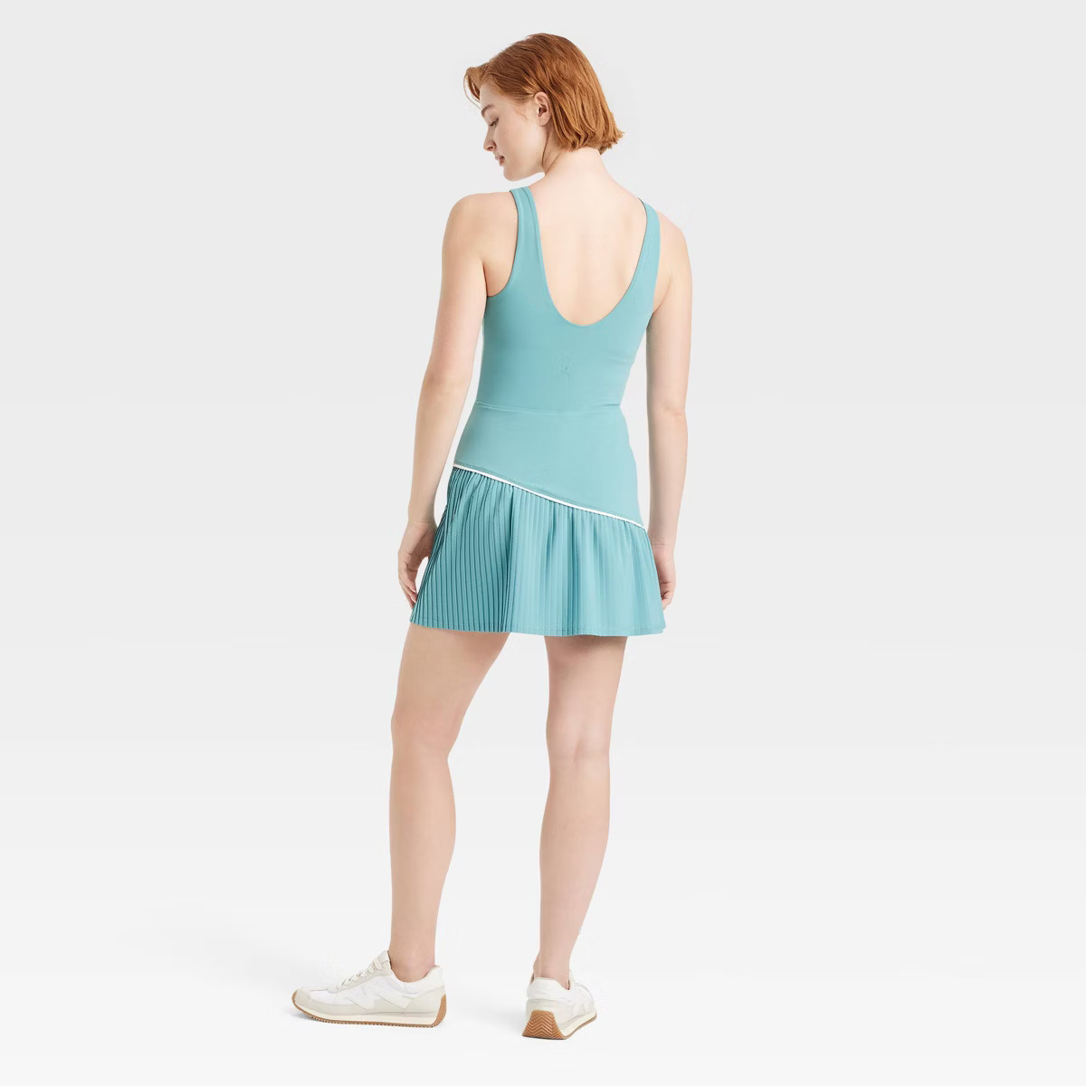 Women's Knit Asymmetrical Pleated Active Dress - JoyLab™ | Target