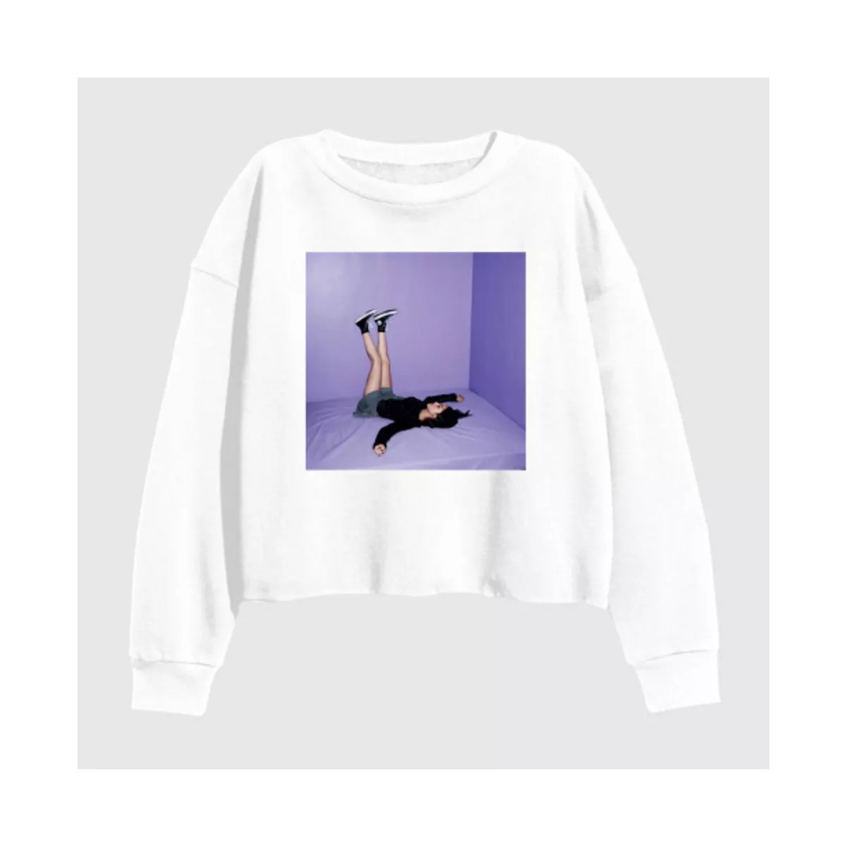 Olivia Rodrigo Cropped Crew Fleece Sweatshirt | Target