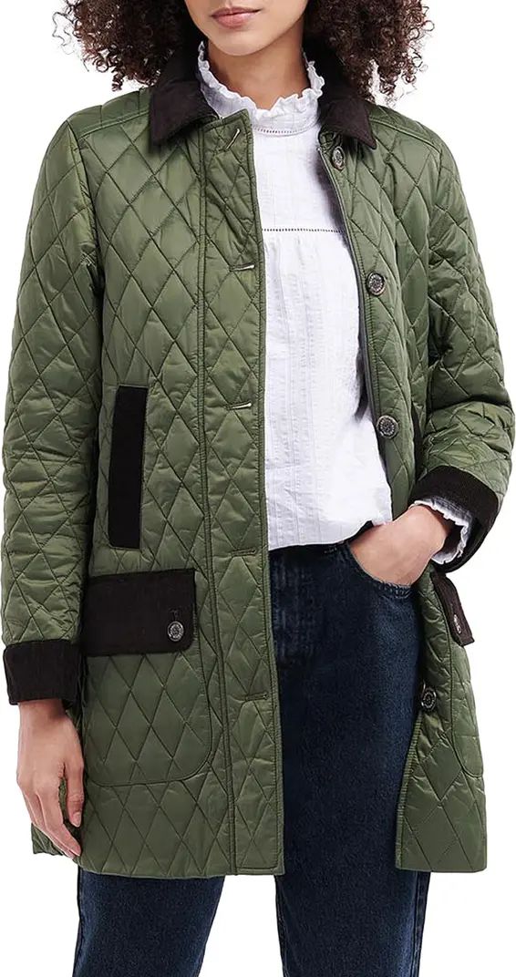 Barbour Constable Quilted Longline Jacket | Nordstrom | Nordstrom