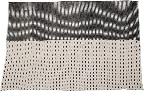Creative Co-Op Modern Black and White Polka Dot and Stripe Cotton Blend Blanket with Frayed Edges... | Amazon (US)