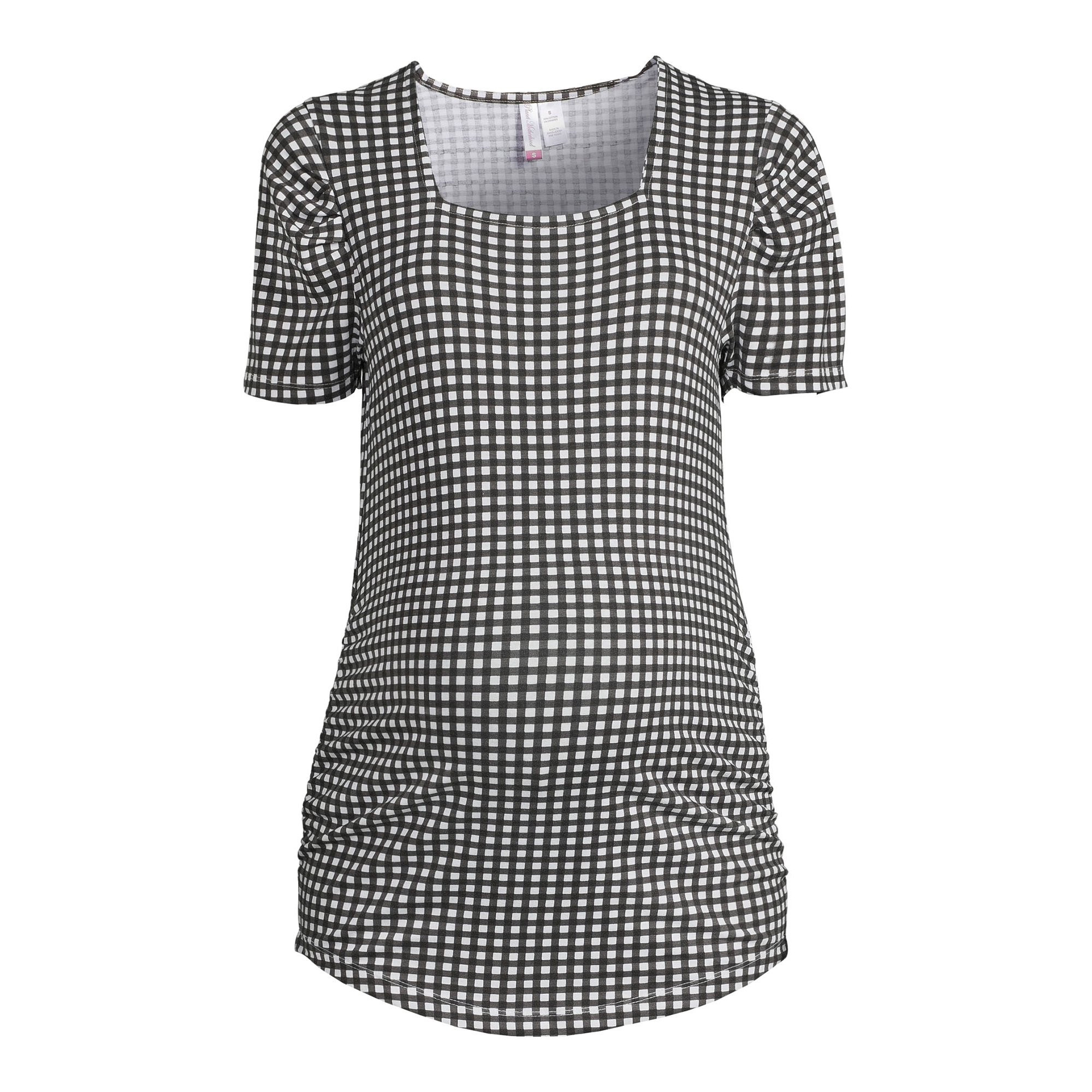 Planet Motherhood Women's Maternity Puff Sleeve Top | Walmart (US)