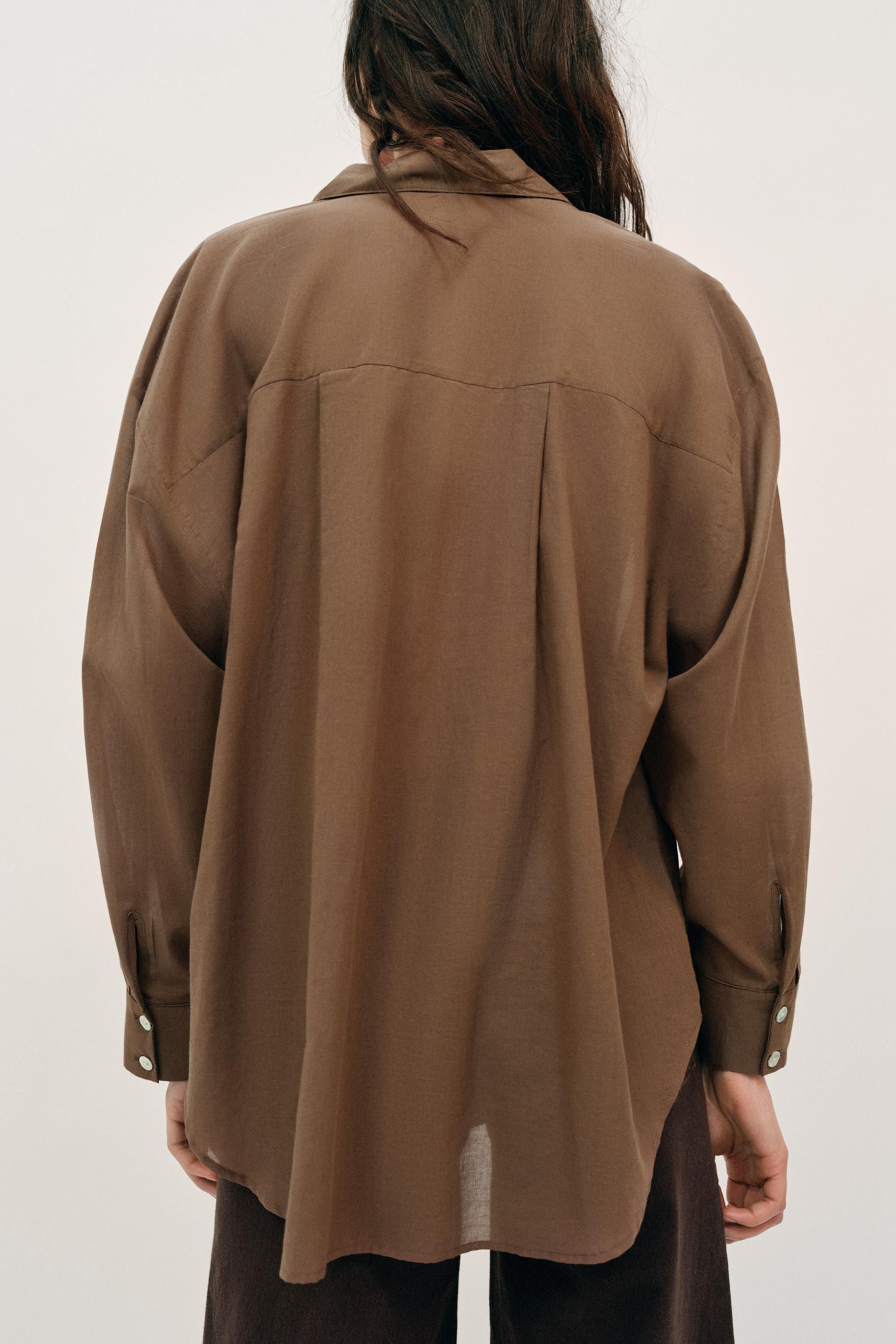 OVERSIZED COTTON SHIRT | Zara US