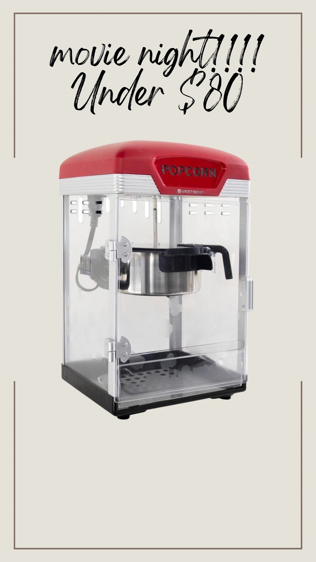 My kids are popcorn freaks! Under $80 @hsn #ad #hsninfluencer #lovehsn

#LTKKids #LTKFamily #LTKSeasonal