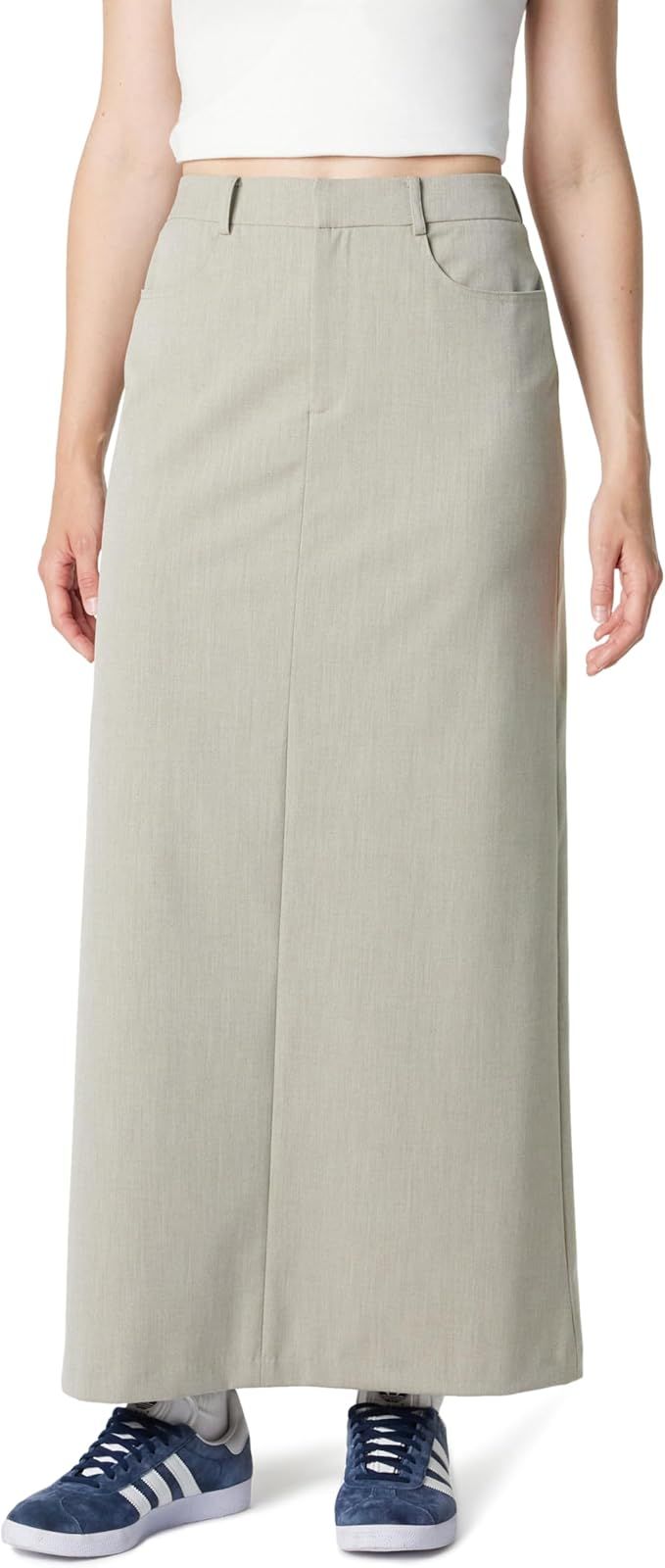 The Drop Women's Denis Woven Long Column Skirt | Amazon (US)