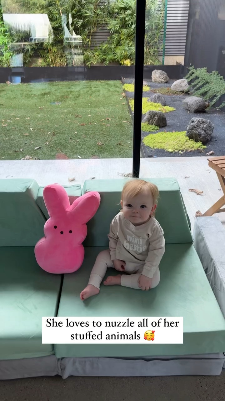 She loves to nuzzle all of her stuffed animals 🥰

#LTKHome #LTKKids #LTKBaby