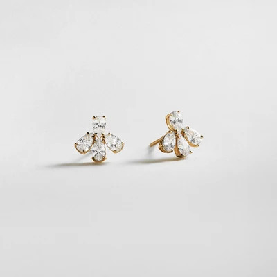 Kayda 14K Gold Stud Earrings | BaubleBar