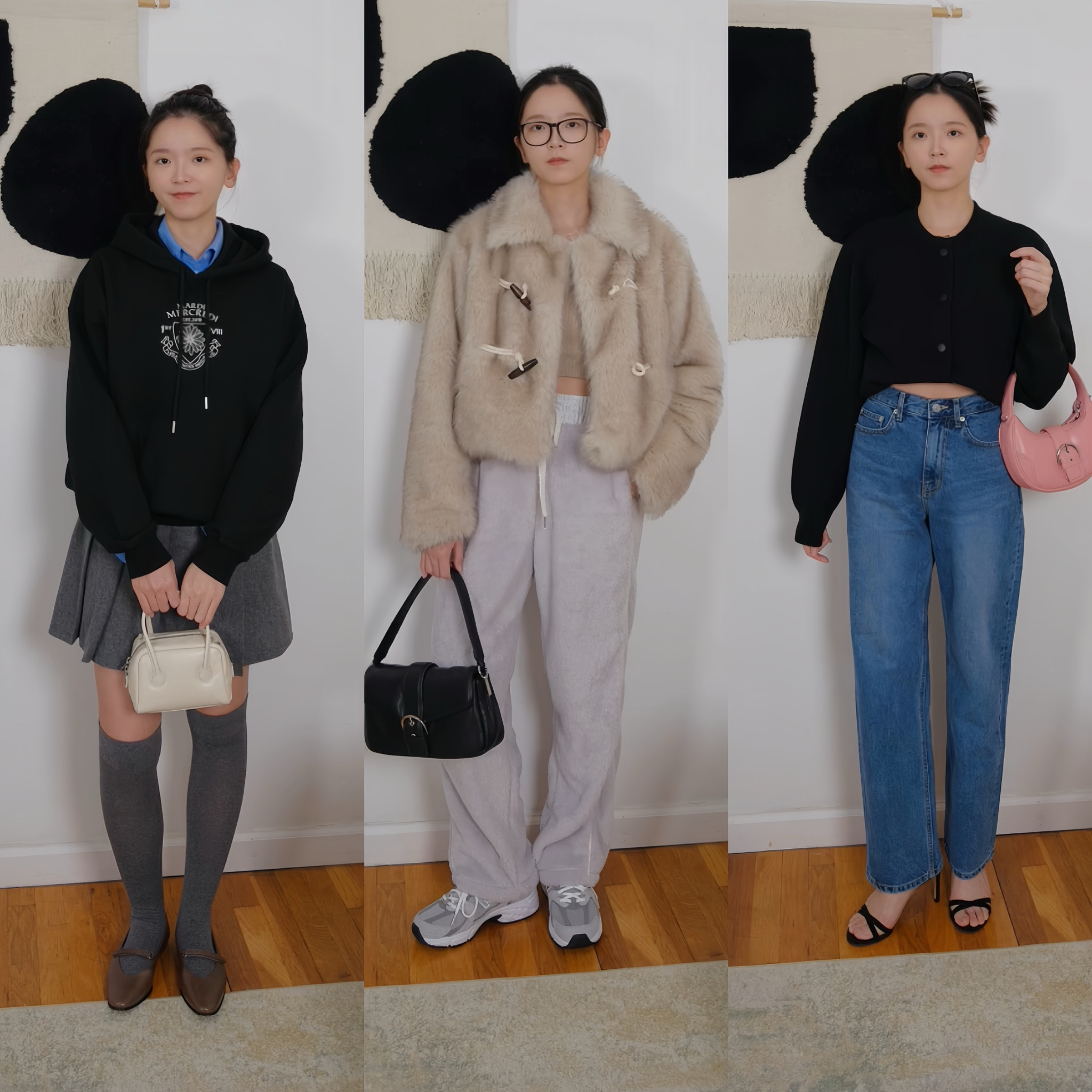 Three styles cozy and chic 

#LTKU #LTKMostLoved #LTKSeasonal