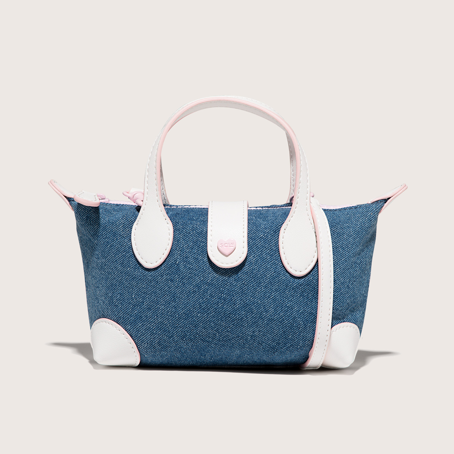 Kendall Denim Pouchette Crossbody Bag | Stoney Clover Lane | Stoney Clover Lane