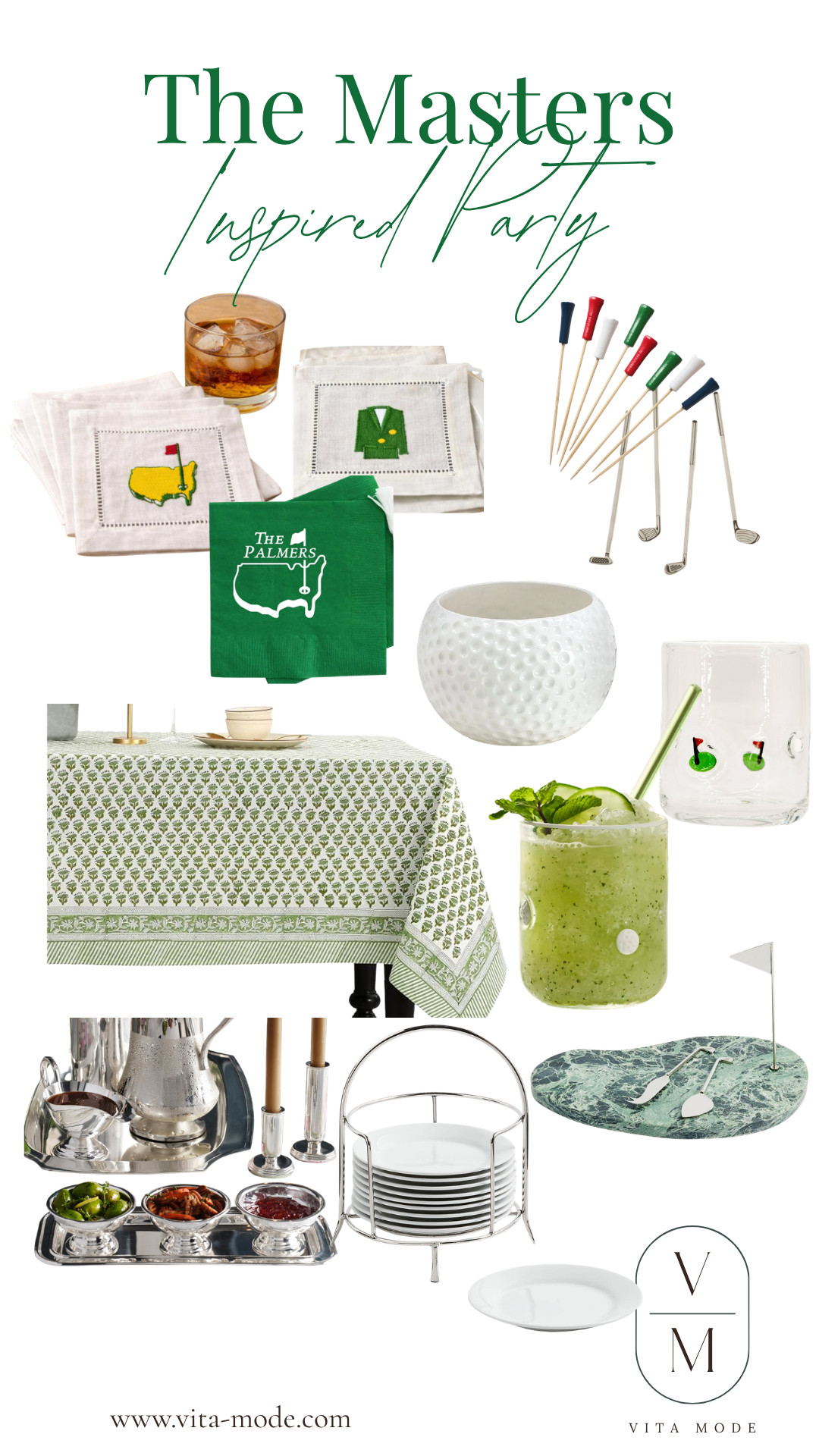 The Masters starts next week and we can't wait! Here is some inspo to throw a little Masters Themed party that isn't overly golf heavy...just subtle details and focusing more on color palette and elegance.

The Masters, golf, Augusta National, golf party, hosting, parties, entertaining



 

 #LTKSeasonal #LTKHome