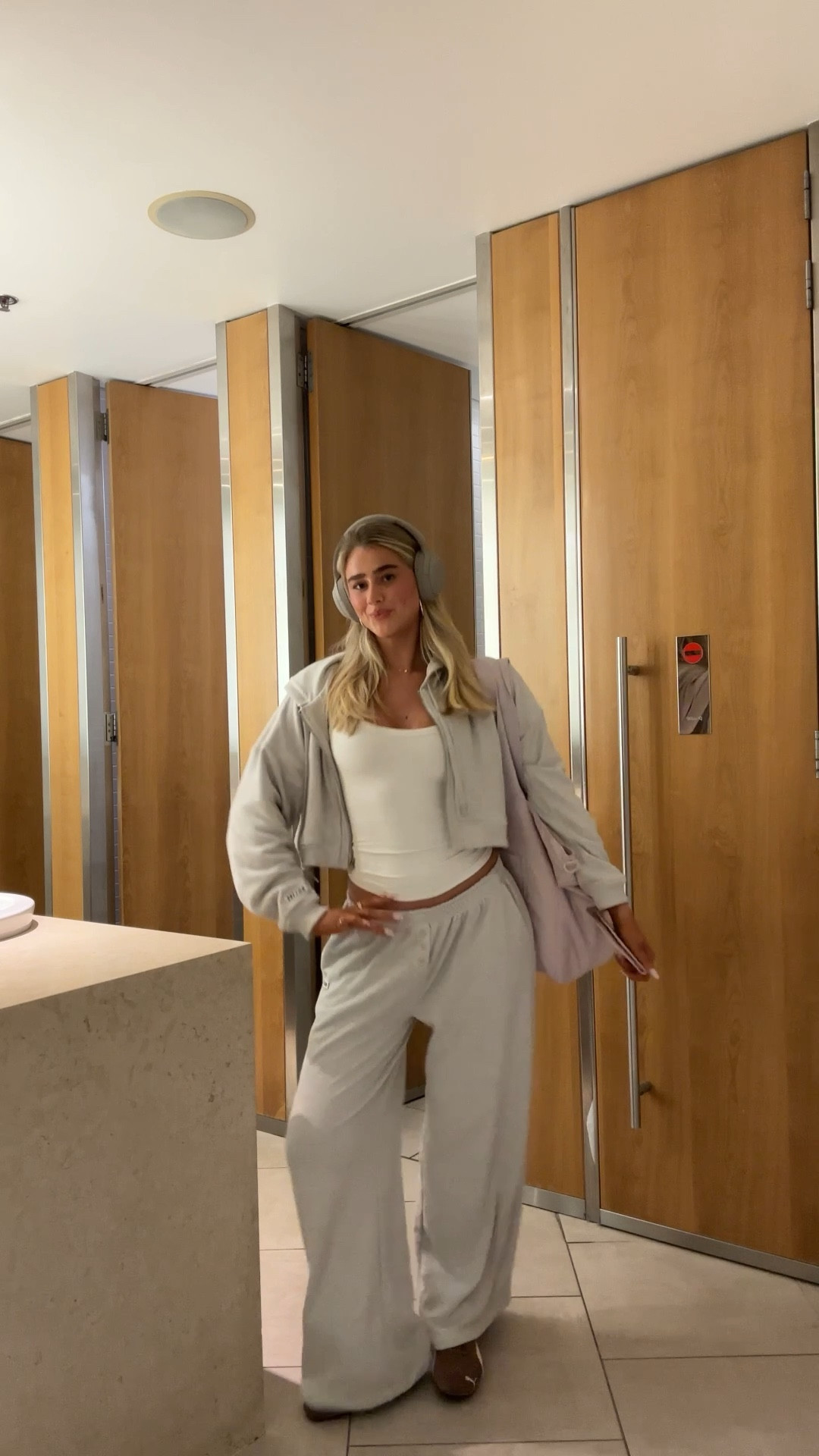 Airport fit!! 💓 I wear an XS tank and M track set 

#airport #comfyoutfit #tracksuit #matchingset 

#LTKaustralia #LTKtravel