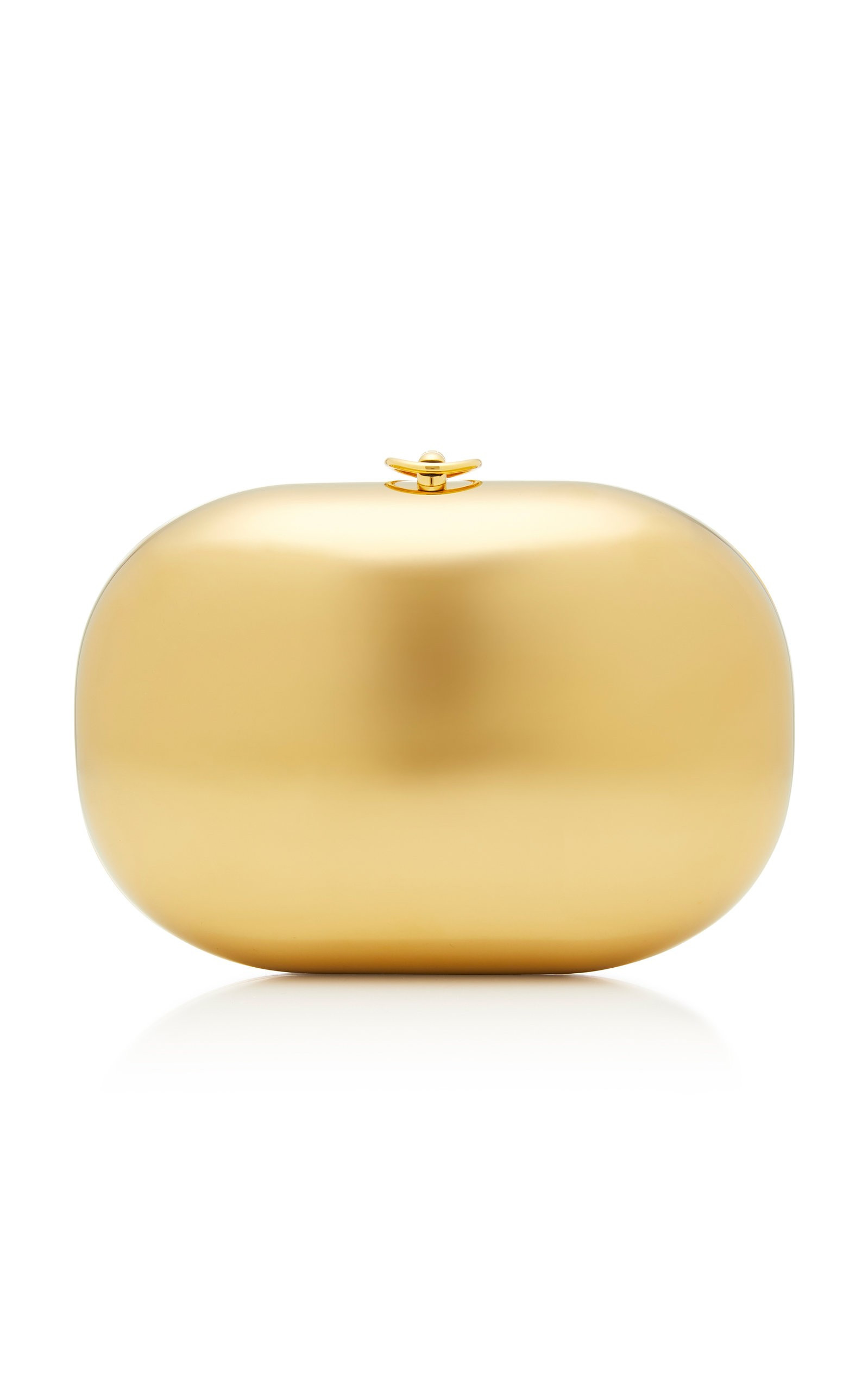 Elina Electric Mirrored 18K Gold Aluminum Shoulder Bag | Moda Operandi Global