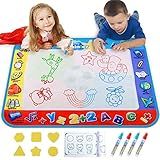 Alago Aqua Coloring Mat,Kids Toys Large Water Painting Mat,Toddlers Doodle Pad with 4 Colors,Gift... | Amazon (US)