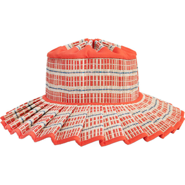 Lorna Murray | Women's Island Capri Hat, Valencia, Midi (Red, Size Large) | Maisonette | Maisonette