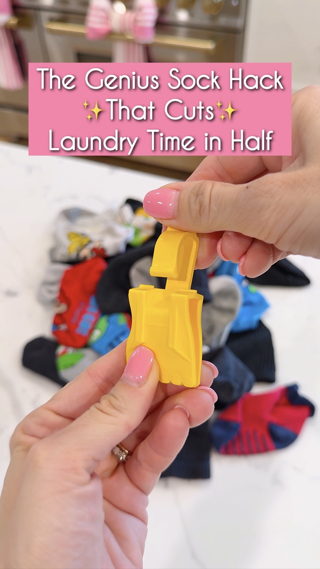 Laundry goes so much faster when socks stay together. These little clips keep pairs locked through wash, dry, and fold — no sorting, no searching, no mismatched socks, and no more kids’ socks stuck in pant legs. Linking the exact ones I use.
#laundryhack #LTKfinds #organizationideas #cleaningtips

#LTKHome #LTKHome #LTKmomlife #LTKdayinmylife