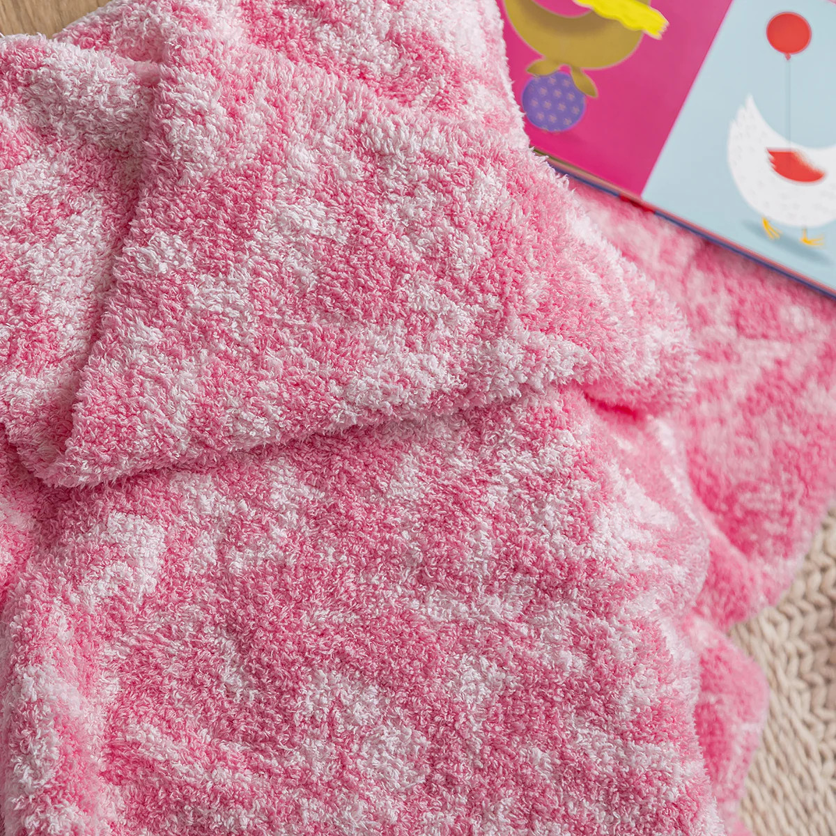 Cotton Candy Fairy Garden Print Toddler Blanket | Sunset Snuggles