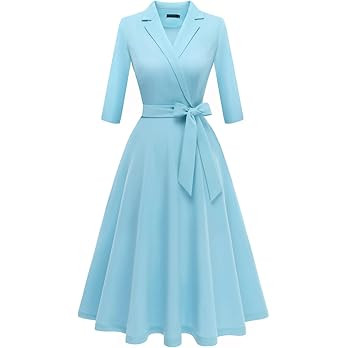 Meetjen Women's Vintage Tea Dress Fit and Flare 3/4 Sleeve Elegant Cocktail Party Formal Church D... | Amazon (US)