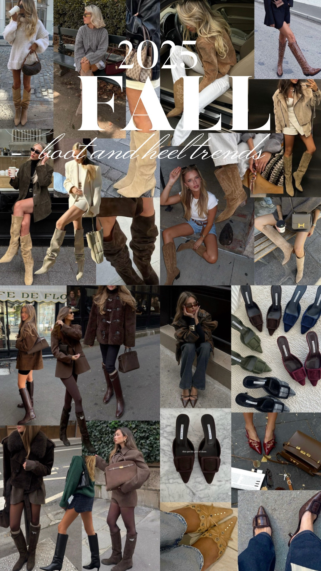 Fall fashion 2025 p.3 shoe trends! 
Talking about boots and heels. 
-slouchy boot
-fold over boot
-hunter boot
- sleek boot or riding/ fishing boot
-western cowboy boots
-slim pointy heel 




#LTKShoeCrush #LTKFallSale #LTKSeasonal