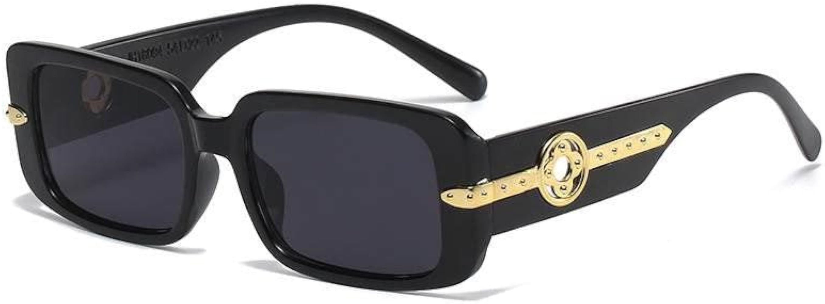 Y2K sunglasses, rectangular shaped sunglasses, trendy rectangle glasses, retro sunglasses, kardas... | Amazon (US)