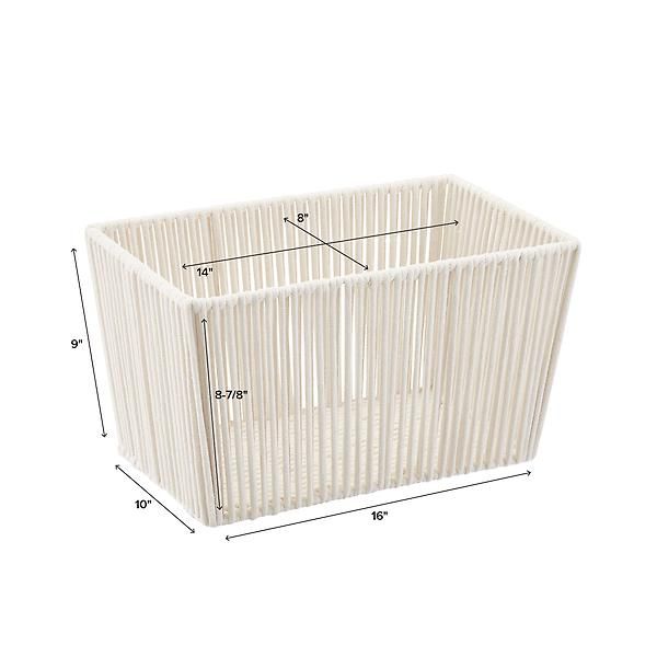 Luna Cotton String Open Bins | The Container Store