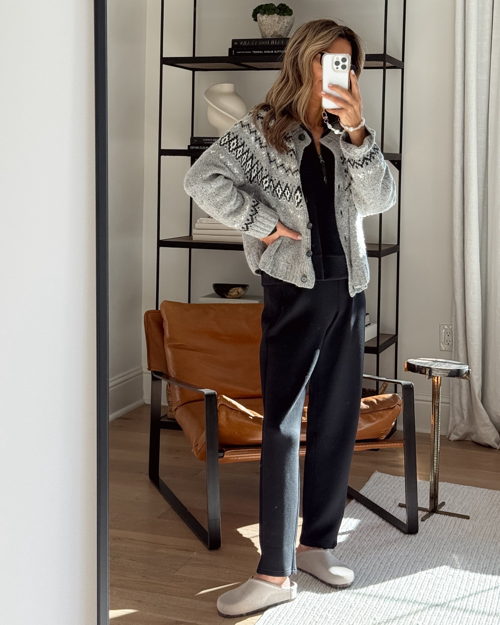 -Fair Isle cardigan sz Small has an oversized fit 
-Spanx new longer slim leg pant, zip-up 
Discount Code Fashionedlifexspanx 


#LTKHoliday #LTKActive #LTKOver40