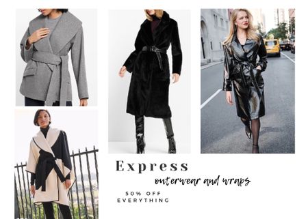 50% off outerwear and other amazing savings during the Express Black Friday sale. Great styles for gifts for her and the rest of the family. 

#LTKGiftGuide #LTKsalealert #LTKCyberweek