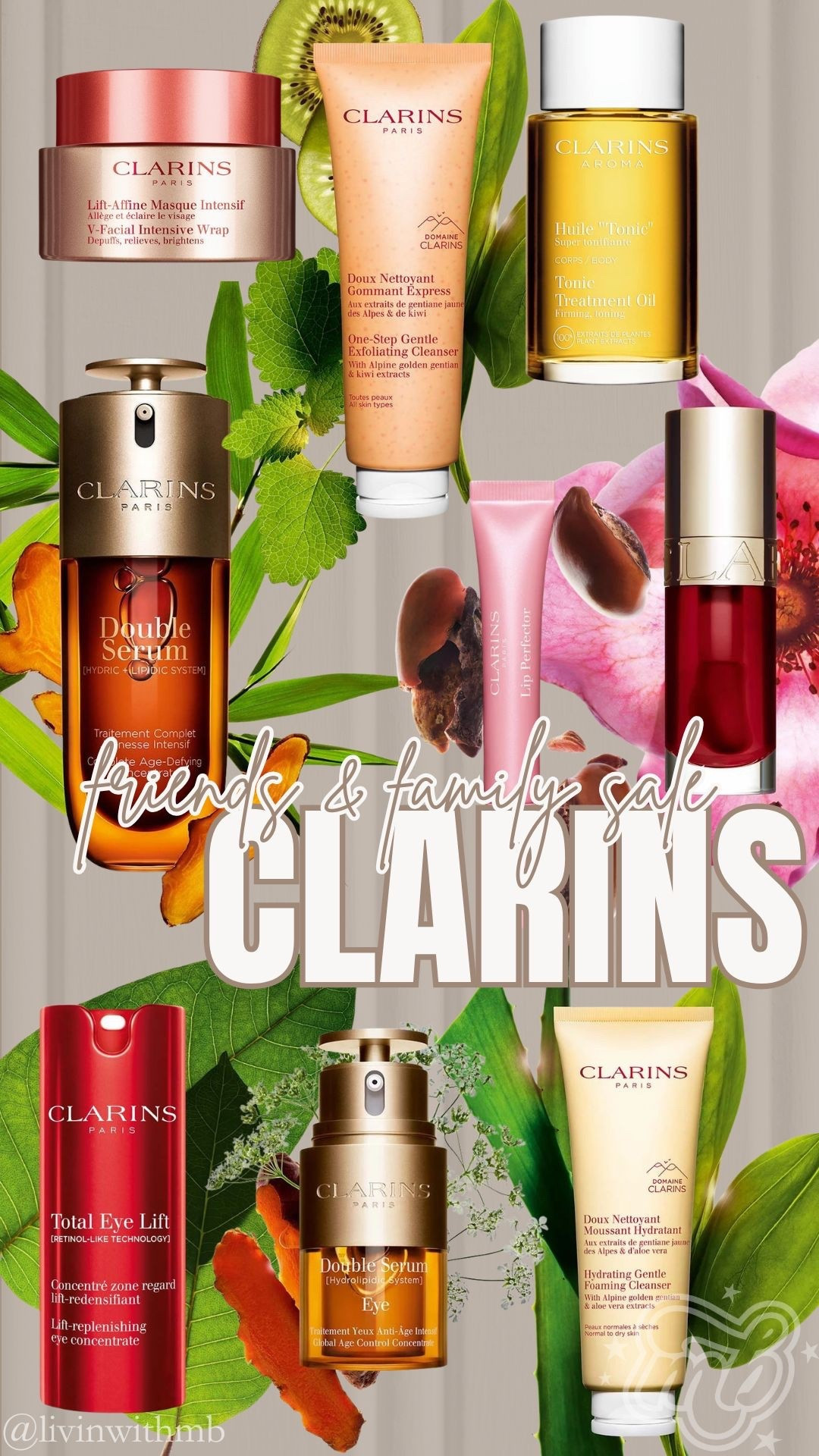 SAVE up to 25% sitewide at Clarins for their Friends & Family sale! 🙌🏼

#LTKBeauty #LTKOver40 #LTKSaleAlert